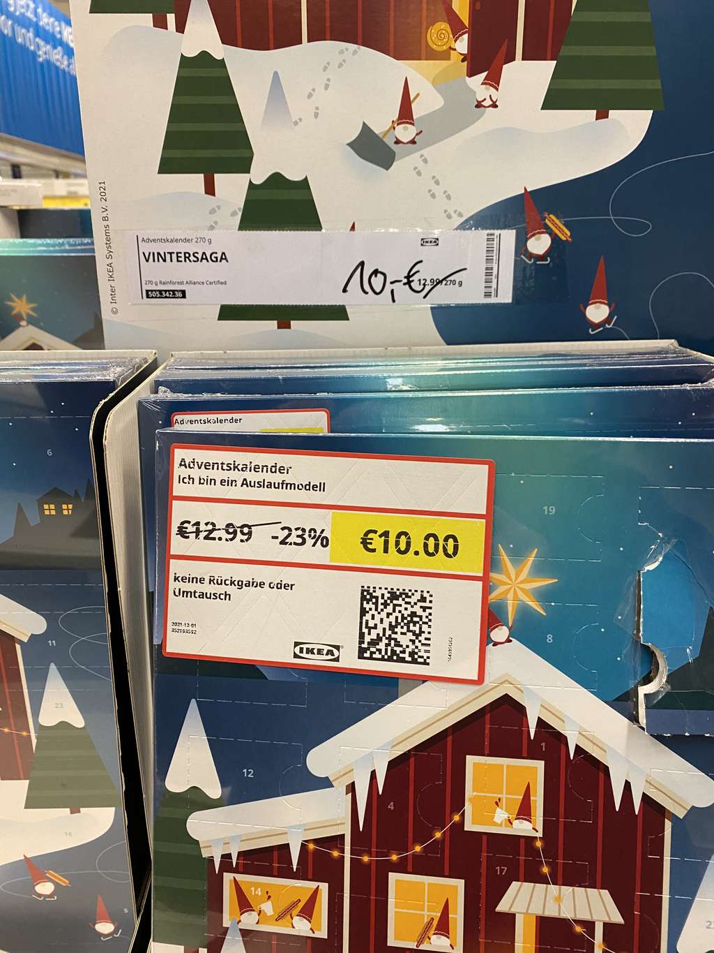 [lokal ] [ikea] Adventskalender für 10€ statt 12,99€ im Ikea Kiel