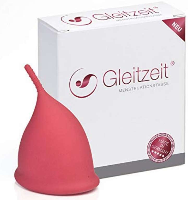Gleitzeit Menstruationstasse Premium auswaschbar Silikon @amazon