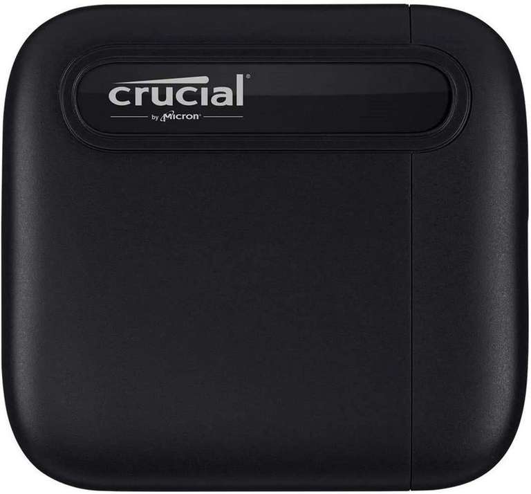 Crucial X6 2TB Portable SSD (540 MB/s, USB 3.2 Gen2 Typ-C, stoßfest)