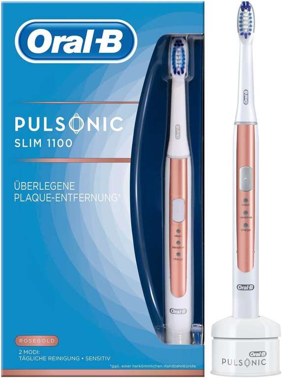 Oral-B Pulsonic Slim 1200 Roségold oder SIlber Elektrische Zahnbürste