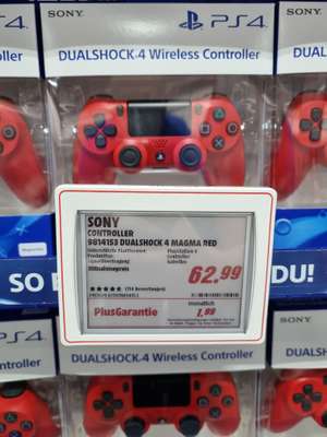 (Lokal Media Markt Velbert) Original Dualshock 4 Controller in Rot
