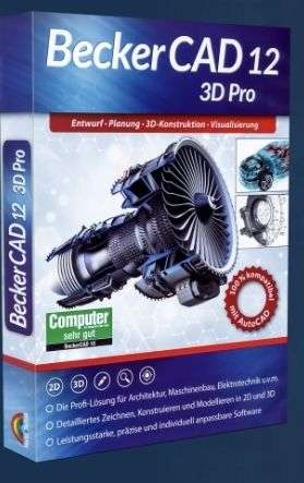 BeckerCAD 12  3D Pro Download, auch als Box Version 24,99€