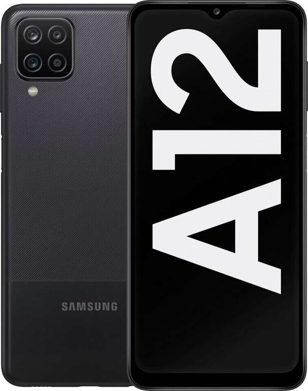 Samsung Galaxy A12 (64 GB, 6,5 Zoll, Dual SIM) + 10€ Aldi Talk Starter Set [Aldi Nord]