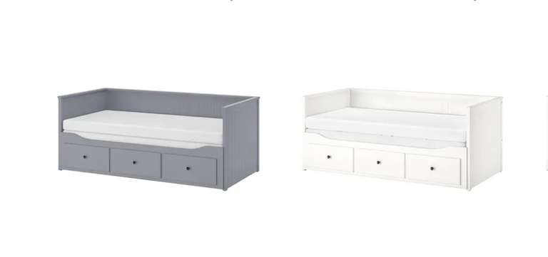 [IKEA Family] Hemnes Tagesbett mit 2 Matratzen (fest), 80x200 cm + 3 Schubladen