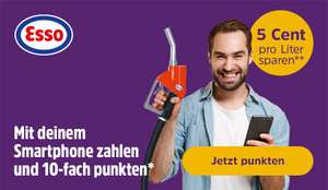 [Esso Pay & DeutschlandCard] 3x 10-fach Punkte (effektiv 5 Cent pro Liter) beim Tanken