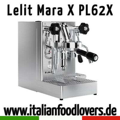 Lelit Mara X PL62X (neues Modell, schwarzes Logo) Zweikreiser Espressomaschine