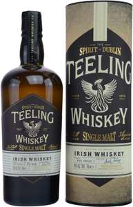 Whisky Deals #122: Teeling Single Malt Irish Whiskey 46% vol. (0.7 l) für 30,21€ inkl. Versand (27,03€ im 5. Spar-Abo möglich)