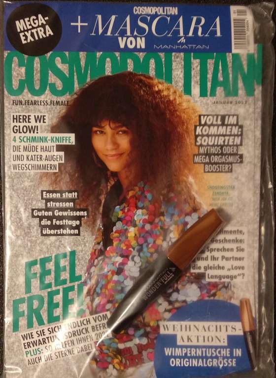 Cosmopolitan Ausgabe Januar 2022 Manhattan Wonder' Full Mascara