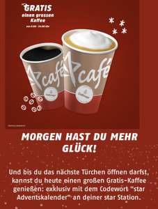 FREEBIE - Gratis Kaffee in Star-Tankstellen (Bundesweit)