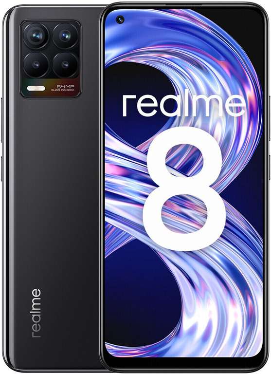 Smartphones von realme: z.B. realme 8 6/128GB - 149€ | realme GT 5G 12/256GB Racing Yellow - 439€