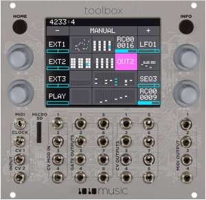 1010 Music Toolbox, Sequenzer-Modul und Funktions-Generator für modulare Synthesizer im Eurorack-Format [Musikinstrumente]