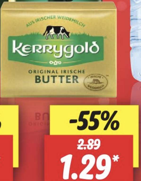 (Lokal Berlin Lidl) Kerrygold Irische Butter 1,29€ statt 2,89€