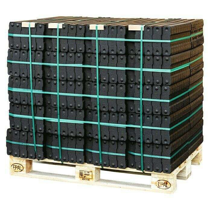 1 Palette Rekord Braunkohlebriketts 1000 kg (40 Pakete je 25kg) inklusive Lieferung; für Kaminofen