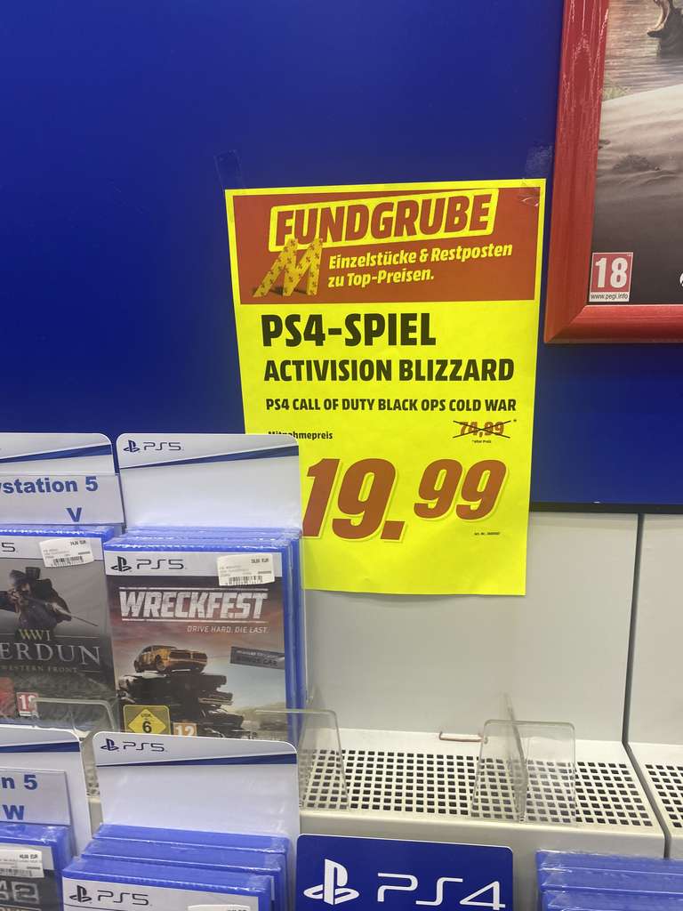 [Aachen] Mediamarkt: Call of Duty: Black Ops - Cold War PS4