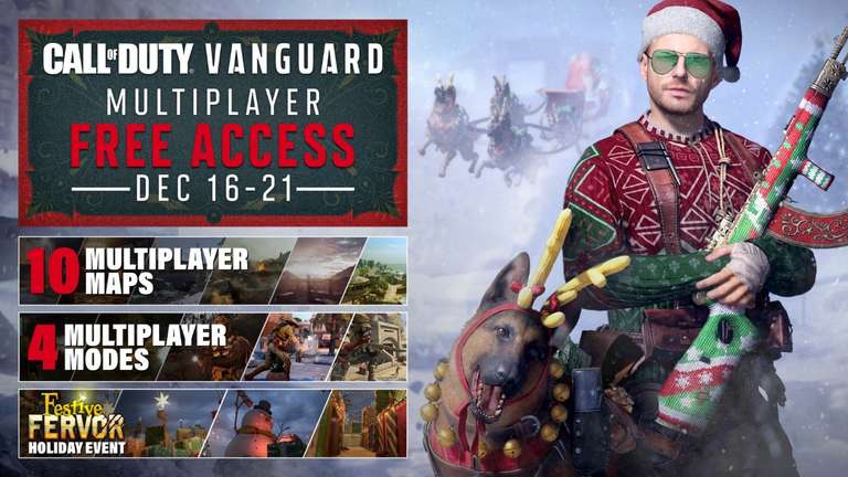 Call of Duty: Vanguard Multiplayer Free Access 16.-21.12.2021 (PS4/ PS5/ Xbox Series X|S, Xbox One & PC)