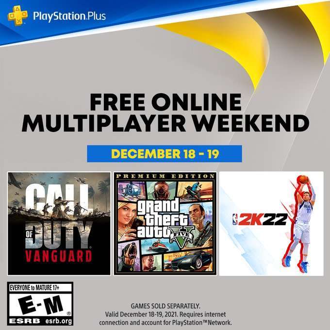 PlayStation Plus Online-Multiplayer (PS4/PS5) kostenlos ab dem 18.Dezember bis zum 19.Dezember