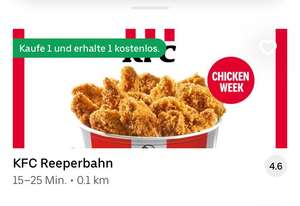 UBER EATS: KFC Chicken Week mit 2 für 1 Hot Wings Aktion