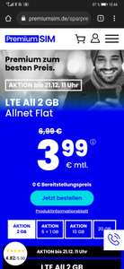 LTE All 2GB | Allnet Flat | Drillisch | PremiumSim