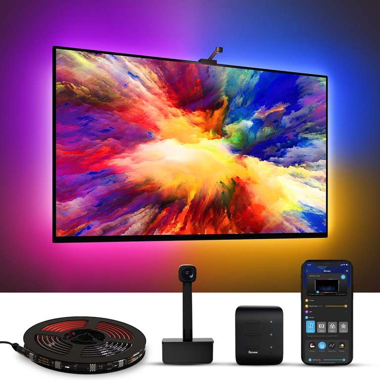 GOVEE Immersion Wi-Fi TV Backlight (ähnlich Ambilight) - neue Version (55-65 Zoll)