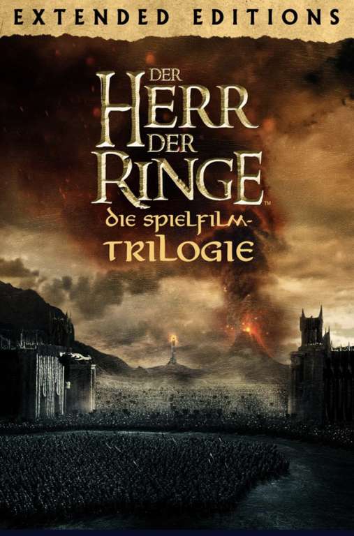 (iTunes) Der Herr der Ringe Trilogie Extended Edition in 4K Stream Kauf