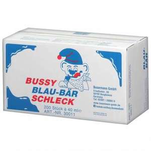 Bussy Blau-Bär Schleck 200x40ml 200 Tütchen
