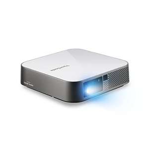 Viewsonic M2E Portabler LED Beamer (Full-HD, 1.000 Lumen, HDMI, USB, USB-C, WLAN , Bluetooth, SD-Kartenleser, Harman Kardon Speaker (Prime)