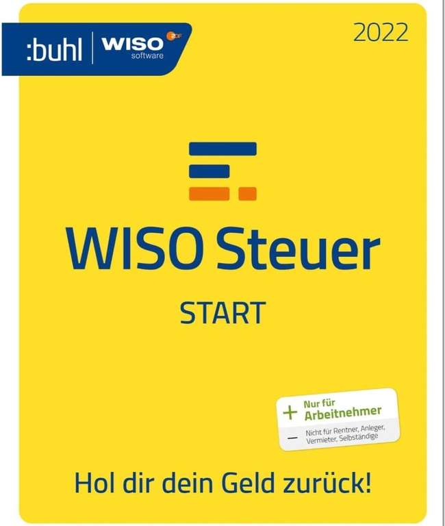 Buhl WISO Steuer Start 2022 Steuerjahr 2021