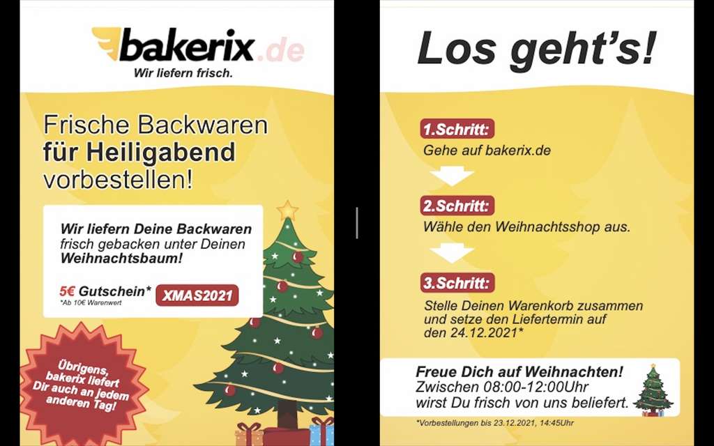 Lokal [Hamburg] - Bakerix Weihnachtspaket zusammen stellen MBW 10€