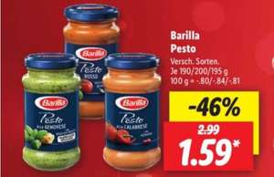 Barilla Pesto 1,59€