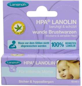 Lansinoh Hpa Lanolin 10 ml Brustwarzen-Salbe, speziell für die Pflege empfindlicher, beanspruchter Brustwarzen