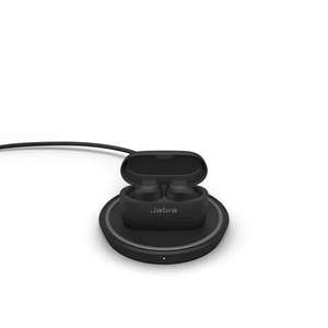 JABRA Elite 75t Wireless-Charging schwarz In-Ear Kopfhörer (Bluetooth, True-wireless, Aktive Geräuschunterdrückung