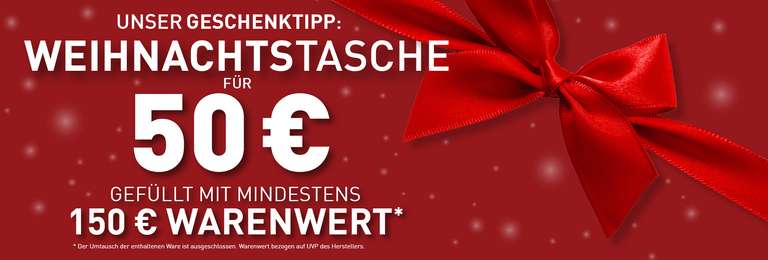 Intersport Weihnachtstasche mit 150€ Warenwert für 50€! (Offline)