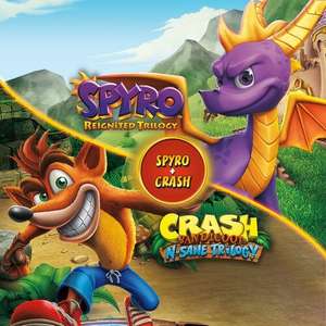 Spyro Reignited Trilogy + Crash Bandicoot N.Sane Trilogy Bundle (PS4) für 27,99€ (PSN Store)