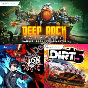 Playstation Plus Januar: Deep Rock Galactic (PS5 | PS4), Persona 5 Strikers (PS4), DiRT 5 (PS5 | PS4)