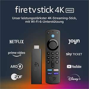 Amazon Fire TV Stick 4K Max für 25,98€ inkl. Versandkosten mit Giropay/Paydirekt