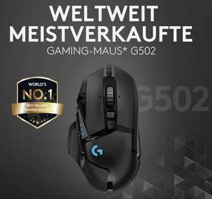 LOGITECH G502 HERO Gaming Maus, Schwarz für 39€ inkl. Versandkosten [Media Markt / Saturn / Amazon]