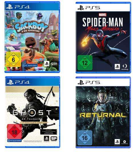 [Abholung] Ghost of Tsushima Directors Cut PS4 24,99€ | Marvel's Spider-Man: Miles Morales PS5 19,99€ | Returnal PS5 - 37,99€