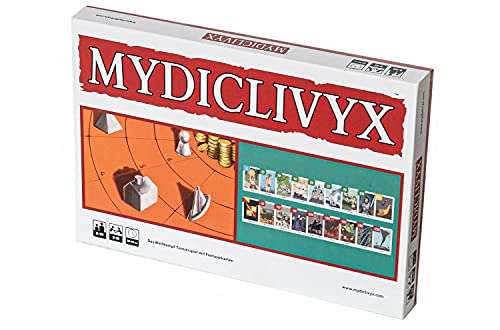 MYDICLIVYX - Gesellschaftsbrettspiel für 2 bis 10 Mitspieler Ab 8 Jahre Prime