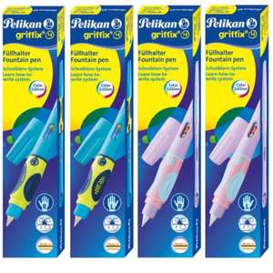[Kultclub] Pelikan Füller Griffix Neon Fresh Blue oder Dreamy Purple (jew. für Rechtshänder oder Linkshänder)