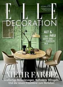 Elle Decoration Jahresabo (Print) für Versandkostenanteil in Höhe von 4,90 €