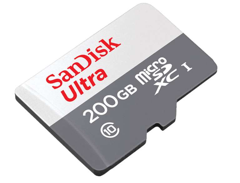 SanDisk Ultra microSDXC 200GB für 19,99€ (Media Markt & Saturn)