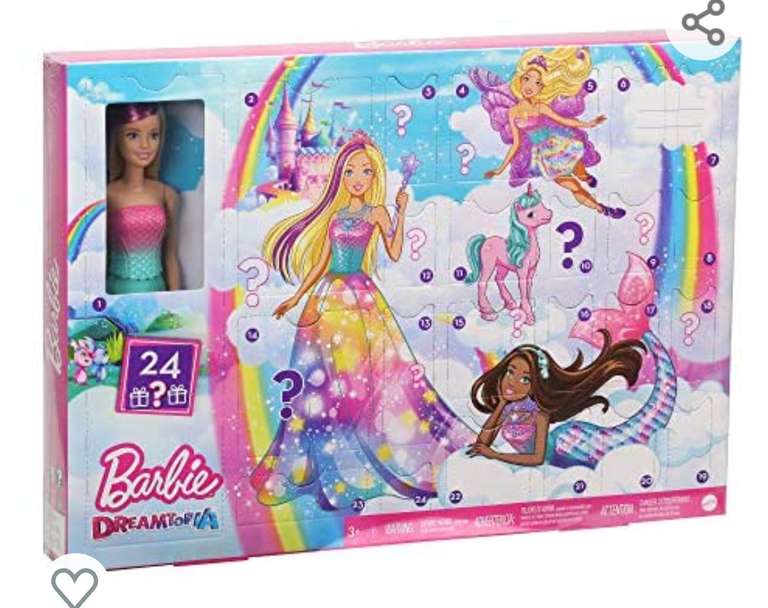 Amazon Prime Barbie GJB72 - Dreamtopia Adventskalender