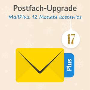 Web.de MailPlus 7GB: 1 Jahr kostenlos (Postfach-Upgrade)