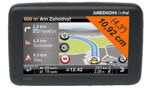 Navigationssystem MEDION® GoPal® E4260 EU  für nur 56,95€ inkl. Versand statt 96,95€ mit Gutschein