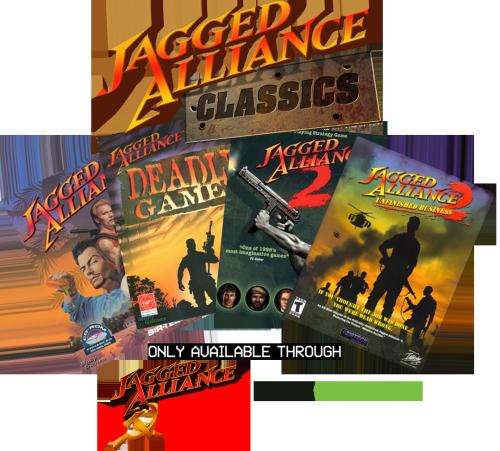 "Humble Bundle Partnership - Jagged Alliance Classic Pack ab 5$"