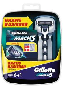 Gillette MACH3 8* Klingen + Rasierer  für 11,95 €/14,95 €. Kostenloser Gillette Rasiererhalter und John Frieda Full Repair Probierset möglich. 5% QIPU?