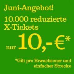 HKX - im Juni immer Mittwochs für 10€ zwischen Hamburg und Köln fahren