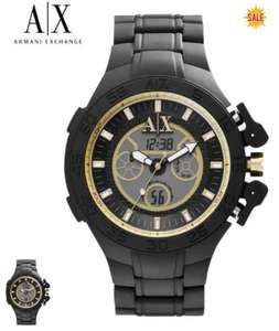 Armani Exchange Gents Active Black Bracelet Chronograph