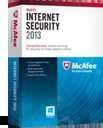 McAfee Internet Security 2013 für 1 Jahr Kostenlos