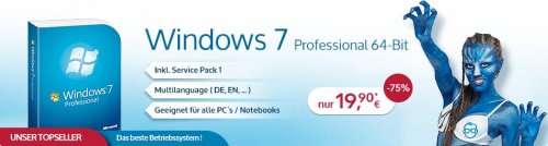 [PcFritz.de] Windows 7 Professional 32 Bit/64 Bit & Windows 7 HP 64 Bit